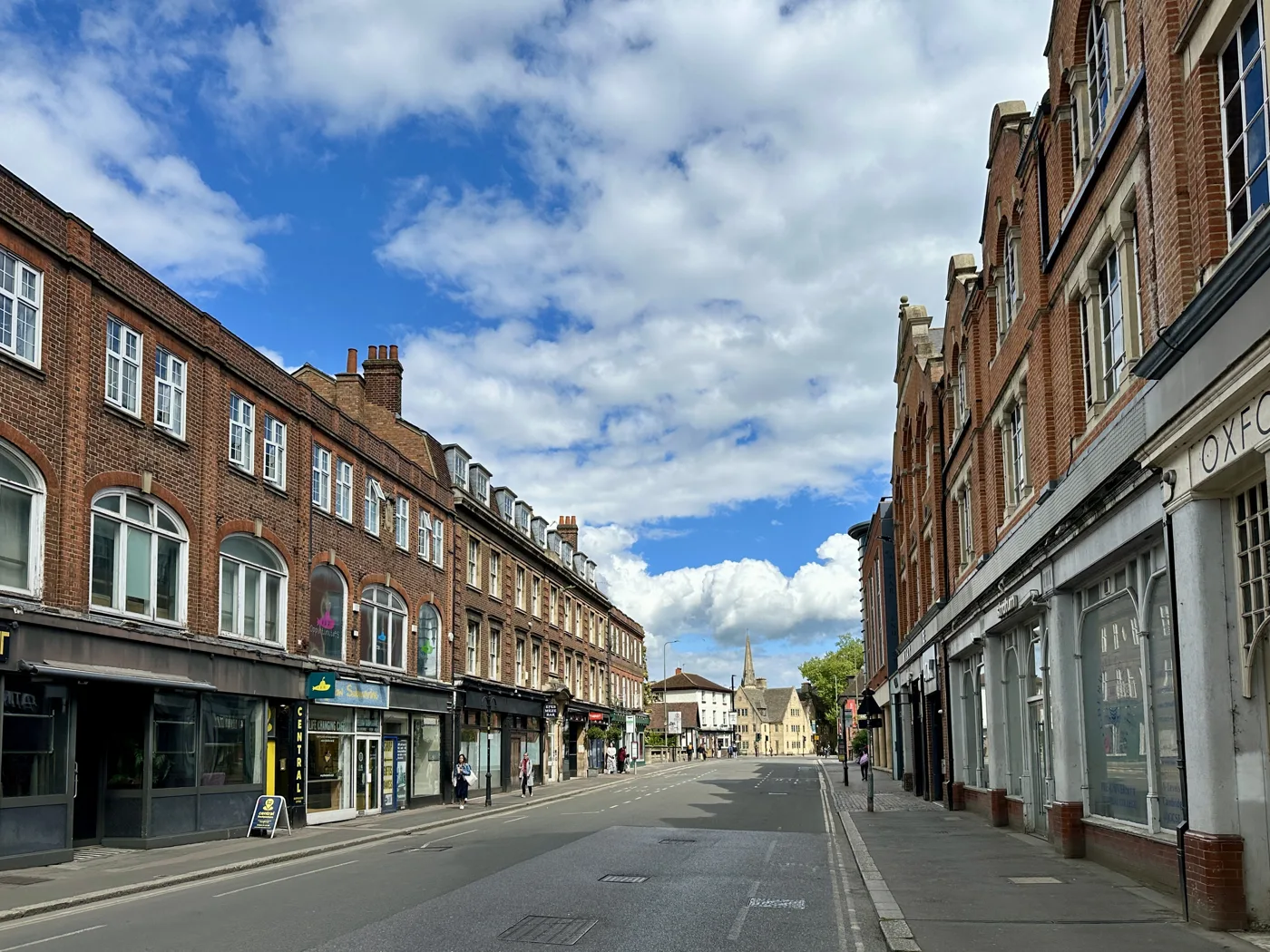 Park End Street, near Oxford station. The photograph shows the street, not any business named in this article