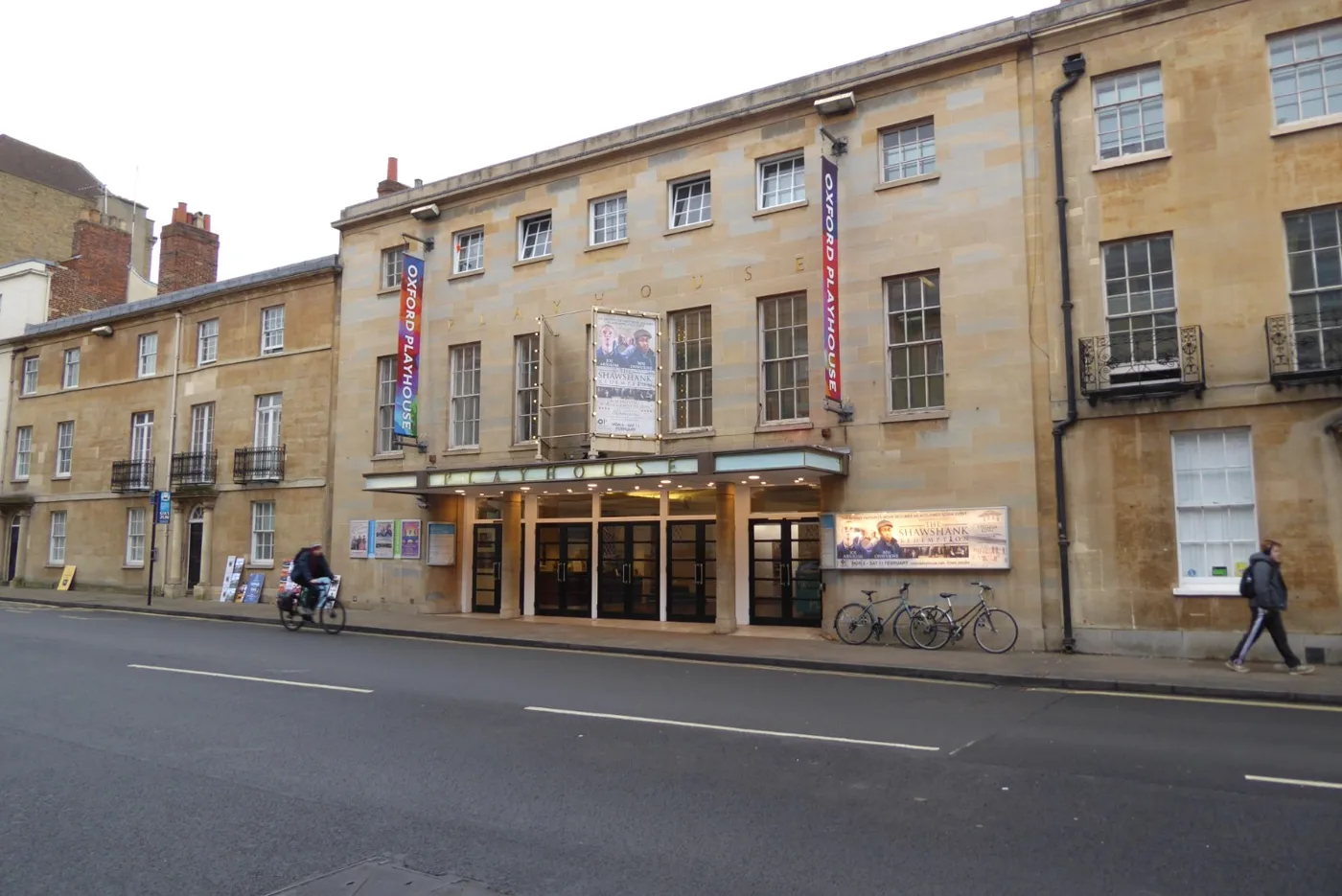 Oxford Playhouse on Beaumont Street, home of the city's pantomime, Snow White, from 20 November