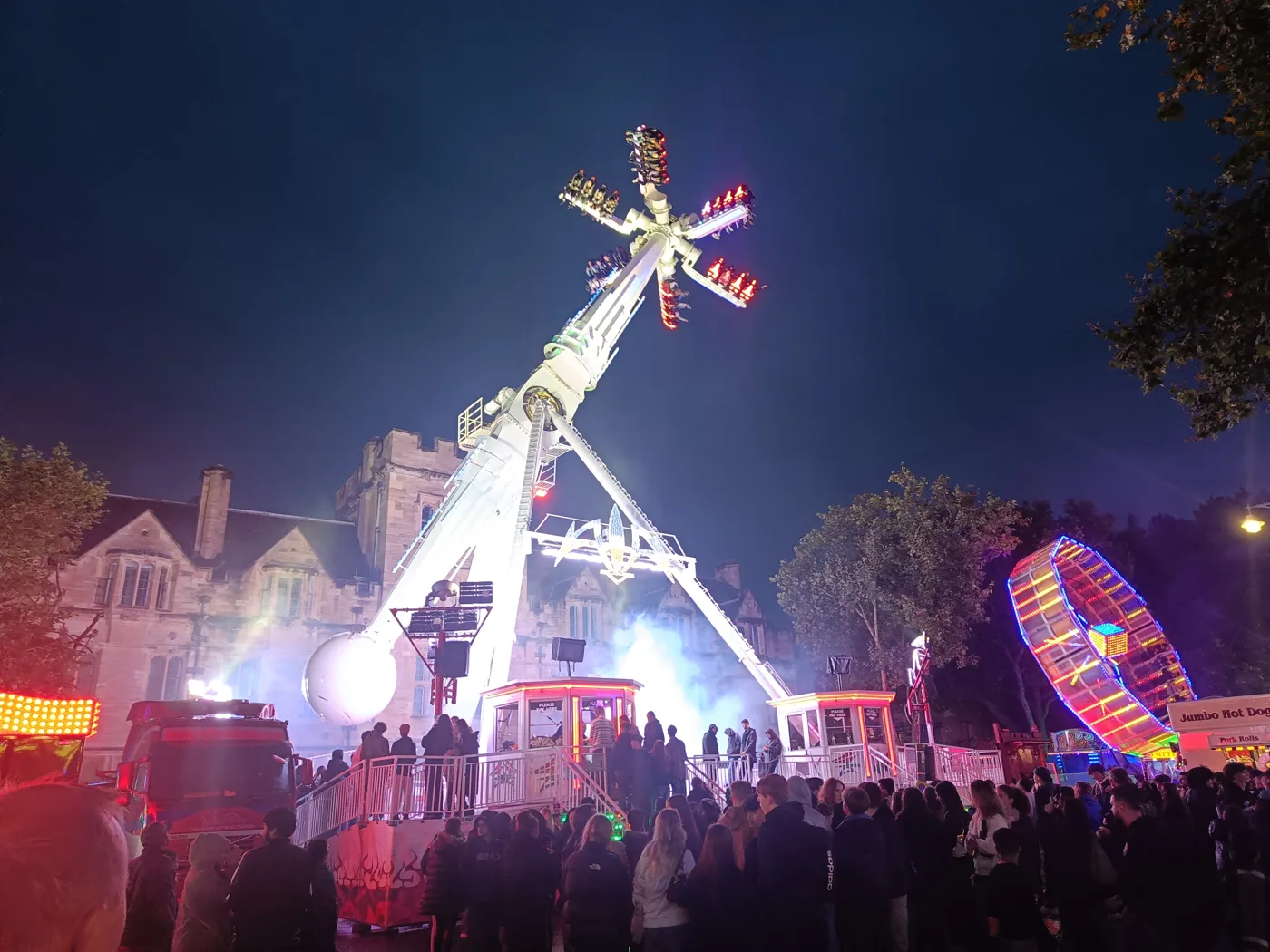 A ride at St Giles Fair in 2024. The 2026 fair is on 7 and 8 September